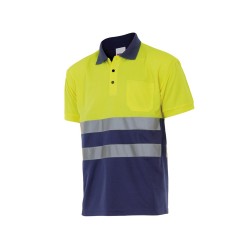 Polo Bicolor A.V Transpirable