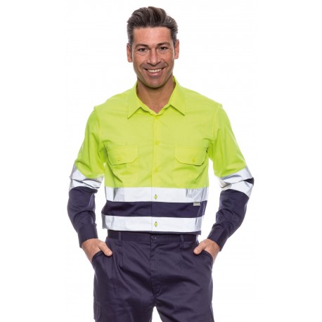 Camisa Bicolor Alta Visibilidad