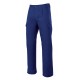 Pantalón de sarga forrado de punto multibolsillo.  65% Pol - 35% Alg. 200grs/m2