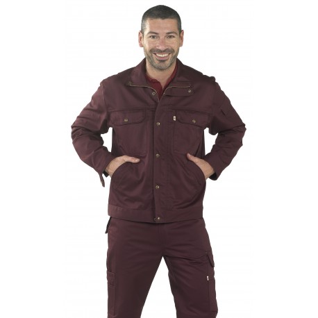 Cazadora Unisex Multibolsillos 65% Pol - 35% Alg. Sarga 260grs/m2