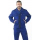 Cazadora Bicolor Unisex Multibolsillos 65% Pol - 35% Alg. Sarga 260grs/m2