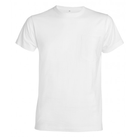 Camiseta 1 Bols Alg 160g/m2 Blanco